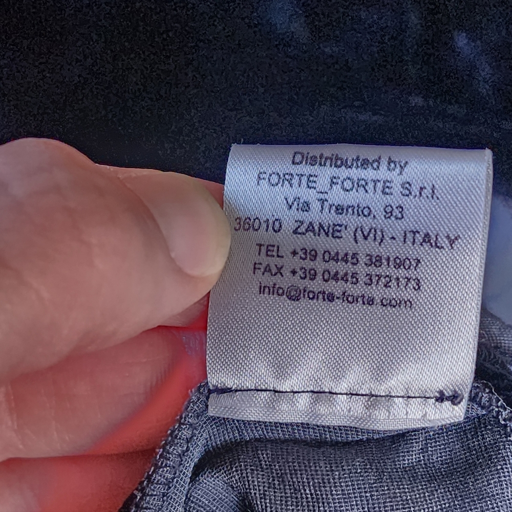 Forte Forte Navy Velvet Short Sleeve Dress - Picture 4 of 4